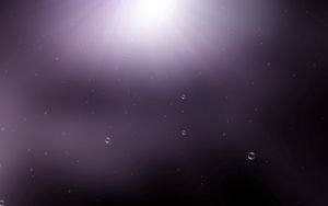 Preview wallpaper light, shine, surface, drops, purple