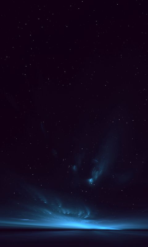 480x800 Wallpaper light, sky, stars, background