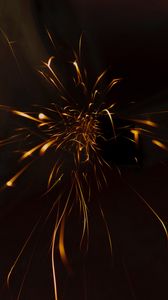 Preview wallpaper light, sparks, lines, abstraction