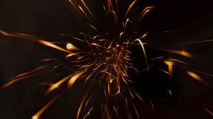 Preview wallpaper light, sparks, lines, abstraction