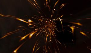 Preview wallpaper light, sparks, lines, abstraction