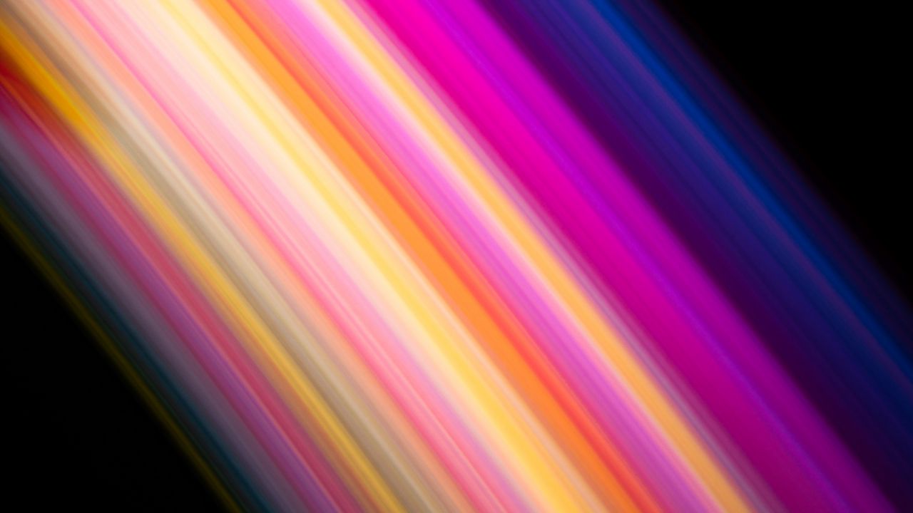 Wallpaper light, stripes, blur, freezelight, abstraction, colorful