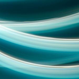 Preview wallpaper light, stripes, curves, blur, abstraction, blue