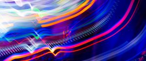 Preview wallpaper light, stripes, freezelight, blur, abstraction, colorful