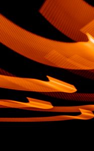 Preview wallpaper light, stripes, orange, abstraction