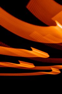 Preview wallpaper light, stripes, orange, abstraction