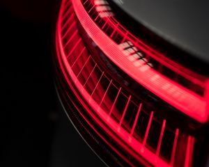 Preview wallpaper light, taillight, red, optics, closeup, car