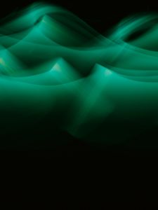 Preview wallpaper light, waves, blur, abstraction, green