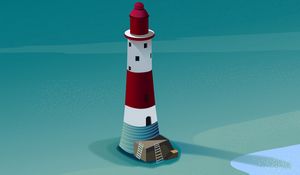 Preview wallpaper lighthouse, art, architecture, structure