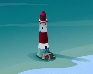 Preview wallpaper lighthouse, art, architecture, structure