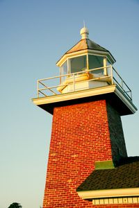 Preview wallpaper lighthouse, bricks, building, roof, tiles