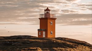 Preview wallpaper lighthouse, building, architecture, nature