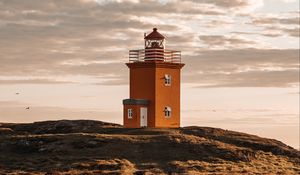 Preview wallpaper lighthouse, building, architecture, nature