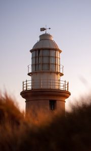Preview wallpaper lighthouse, building, grass