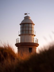 Preview wallpaper lighthouse, building, grass