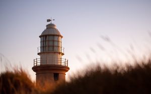 Preview wallpaper lighthouse, building, grass