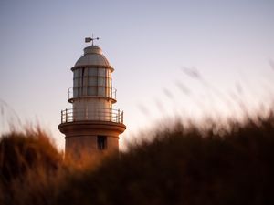 Preview wallpaper lighthouse, building, grass