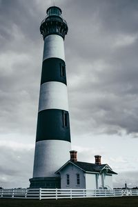 Preview wallpaper lighthouse, building, sky, fence