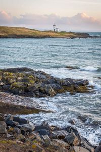 Preview wallpaper lighthouse, coast, sea, nature