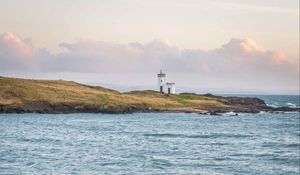 Preview wallpaper lighthouse, coast, sea, nature