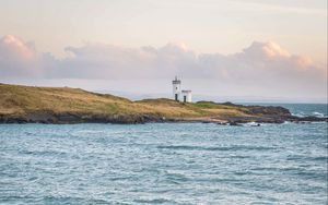 Preview wallpaper lighthouse, coast, sea, nature