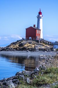 Preview wallpaper lighthouse, coast, sea, nature, sky