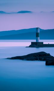 Preview wallpaper lighthouse, lake, grand marais, minnesota