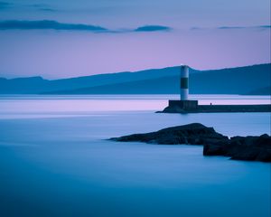 Preview wallpaper lighthouse, lake, grand marais, minnesota