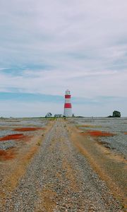 Preview wallpaper lighthouse, pebble, trail, orford ness