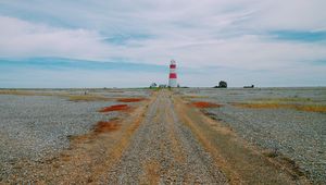 Preview wallpaper lighthouse, pebble, trail, orford ness