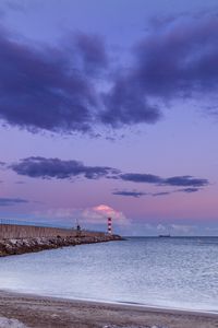 Preview wallpaper lighthouse, pier, sea