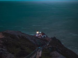 Preview wallpaper lighthouse, point reyes, inverness, united states