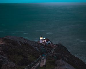 Preview wallpaper lighthouse, point reyes, inverness, united states