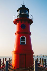 Preview wallpaper lighthouse, sea, pier