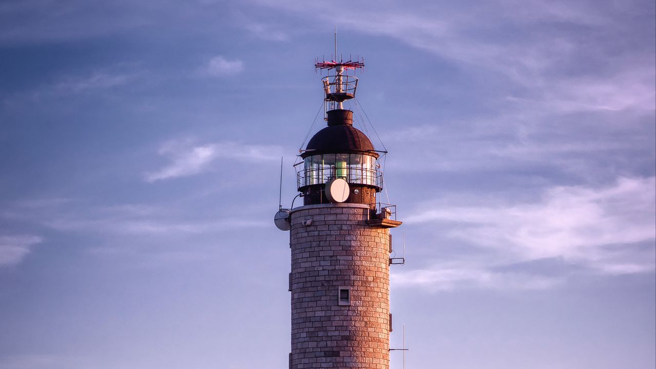 Wallpaper lighthouse, tower, building, grass