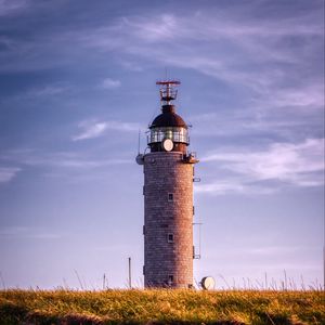 Preview wallpaper lighthouse, tower, building, grass