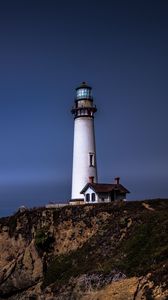 Preview wallpaper lighthouse, tower, cliff, landscape