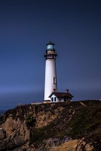 Preview wallpaper lighthouse, tower, cliff, landscape