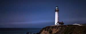 Preview wallpaper lighthouse, tower, cliff, landscape