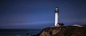 Preview wallpaper lighthouse, tower, cliff, landscape