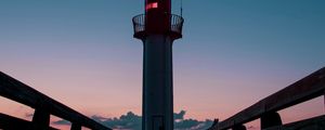 Preview wallpaper lighthouse, tower, night