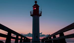 Preview wallpaper lighthouse, tower, night