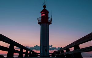 Preview wallpaper lighthouse, tower, night