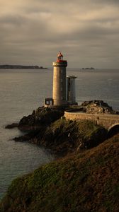 Preview wallpaper lighthouse, tower, rocks, ocean