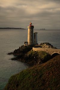 Preview wallpaper lighthouse, tower, rocks, ocean