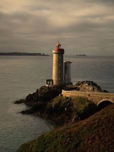 Preview wallpaper lighthouse, tower, rocks, ocean