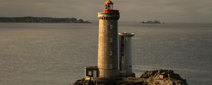 Preview wallpaper lighthouse, tower, rocks, ocean