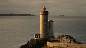 Preview wallpaper lighthouse, tower, rocks, ocean