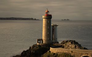 Preview wallpaper lighthouse, tower, rocks, ocean