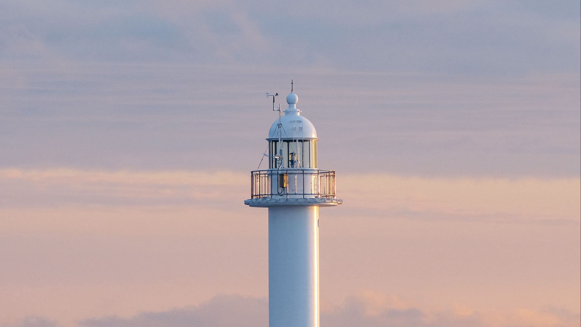 1920x1080 Wallpaper lighthouse, tower, white, minimalism